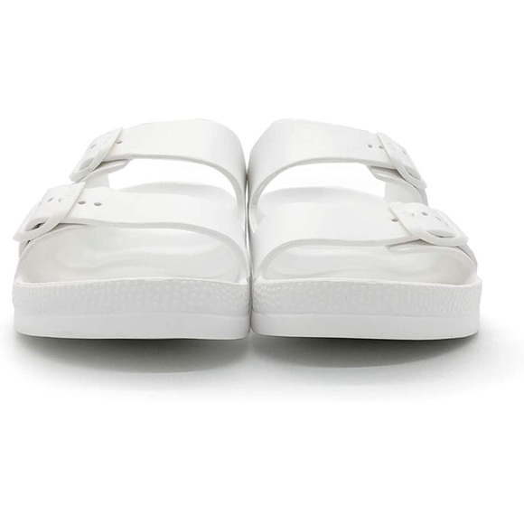 Women’s comport slide double buckles adjustable Eva flat sandals NWT - Picture 3 of 11